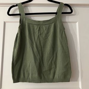 Gap Crop Green Tank, M